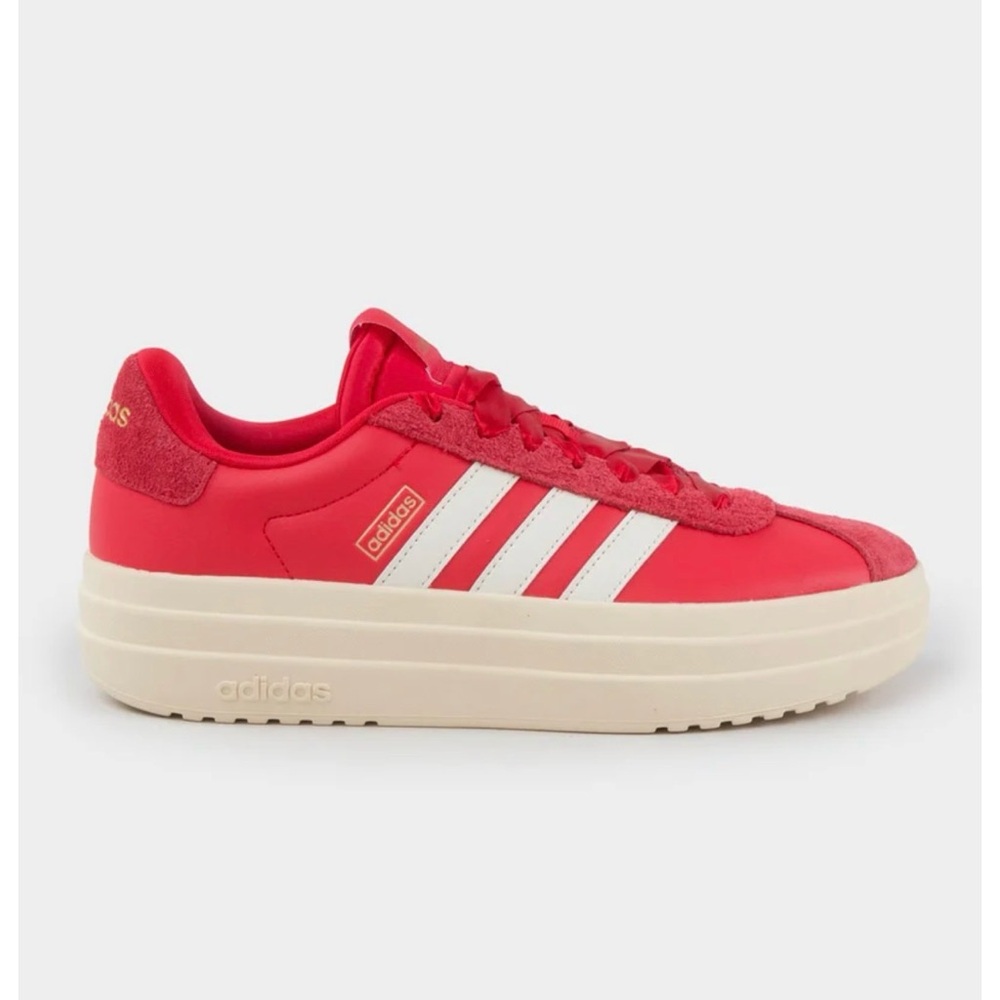 ADIDAS VL Court Bold Womens Platform Shoes - Red